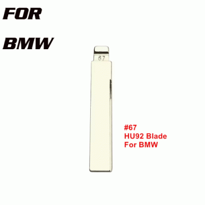 XH-B67 Flip KD Remote HU92 #67 Car Key Blade For BMW