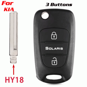 CKS-356 Flip Remote Car Key Auto Shell Case For Kia HY18