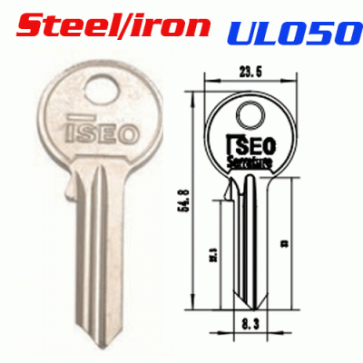 M-021B Steel For ISEO UL050 House key Blanks Suppliers