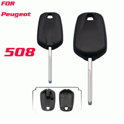 A-281 Transponder Ignition Chip Car Key Shell for peugeot