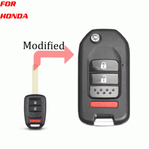 CKS-41 3 Buttons Modified Folding Filp Remote Key Shell for hond