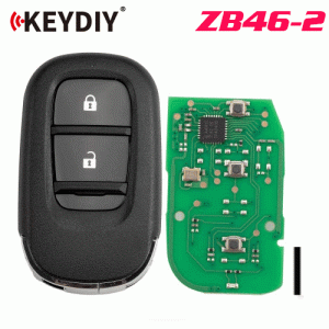 G-126 ZB46-2 Universal Smart Remote Key 2 Buttons for Honda