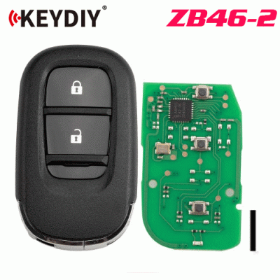 G-126 ZB46-2 Universal Smart Remote Key 2 Buttons for Honda