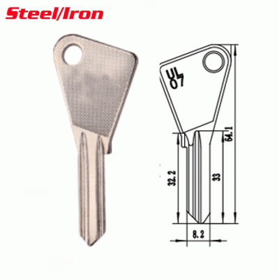 M-025 Big head Iron steel UL07 House key Blanks Suppliers