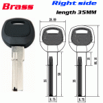 K-281 Length 35mm locksmith key blanks wholesale