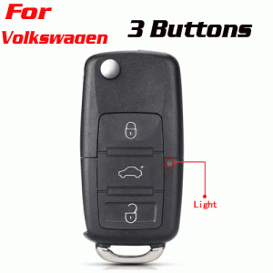 CKS-316 Remote Key Case Shell For VW Volkswagen 3 Buttons
