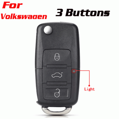 CKS-316 Remote Key Case Shell For VW Volkswagen 3 Buttons