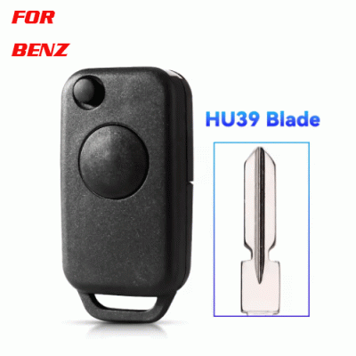 CKS-20 Flip Remote Key shell 1 Button for Mercedes Benz hu39