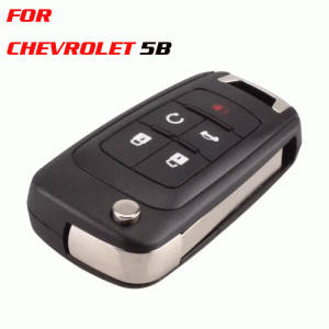 CKS-04 Flip Folding Remote Car Key Shell For Chevrolet 5 Buttons