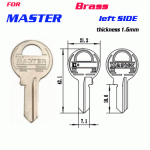F-111 BRASS Thickness 1.6mm MASTER door key Blank left side