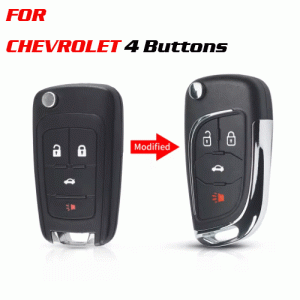 CKS-13 Modified Key For Chevrolet Cruze Epica 4 Buttons