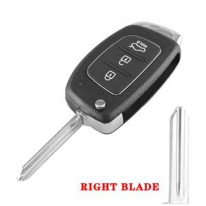 HY-10 3 Buttons Flip Folding Remote key shell for Hyundai