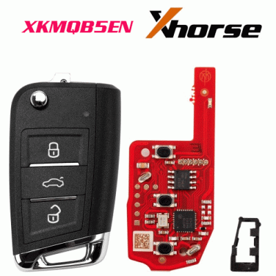 XKMQB5EN 2ndGeneration Wire Remote Key MQB Flip 3 Buttons