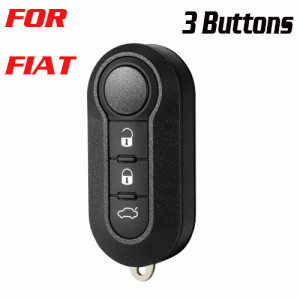 CKS-140 Flip Remote Car Key Shell FOR Fiat 500 3 Buttons