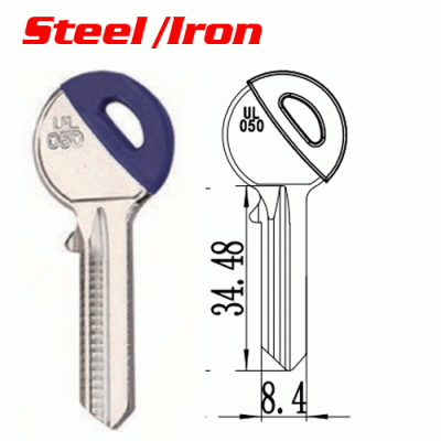M-016A Steel Iron Plastic Five clours UL050 Key Blanks Suppliers