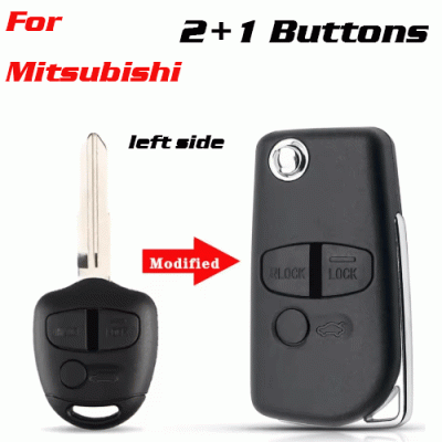 CKS-240 Modified Remote Car Key Shell For Mitsubish 2+1 Buttons