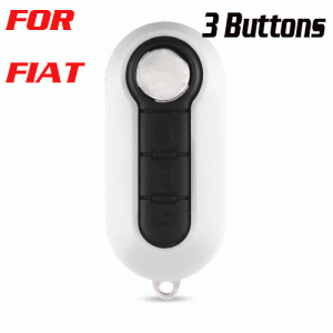 CKS-144 Flip Remote Car Key Shell FOR Fiat 500 3 Buttons
