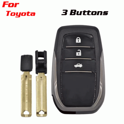 CKS-533 3 Buttons Remote Key Shell Case for Toyota