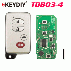G-192 TDB03-4 or Toyota Universal Smart Remote Key 3+1 Buttons