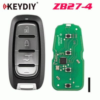 G-093 ZB27-4 Universal Smart Remote Key 4 Buttons for Chrysler
