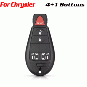 CKS-102 Remote Key Case Replacement For Chrysler 5 Buttons