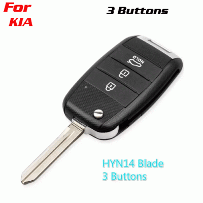 CKS-360 Remote Key Shell Case Car Key For Kia 3 Buttons hyn14
