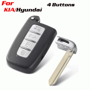 CKS-376 4 Buttons Smart Car Remote Key Shell For Hyundai KIA