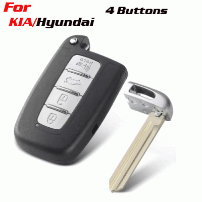 CKS-376 4 Buttons Smart Car Remote Key Shell For Hyundai KIA