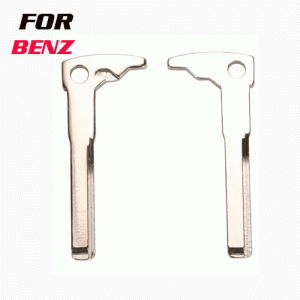 Ben-03 Key Blanks Insert for Mercedes Benz Smart Chrome