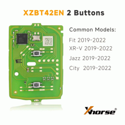 XZBT42E3 Remote Key Honda 2 Buttons PCB