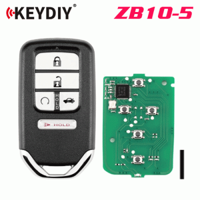 G-103 ZB10-5 Universal Smart Remote Key 4+1 Buttons for Honda