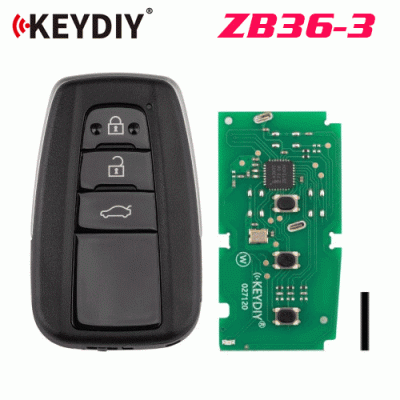 G-137 ZB36-3 Universal Smart Remote Key 3 Buttons for Toyota