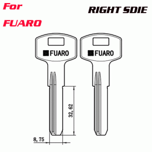 K-283 For FUARO key blanks for locksmith business