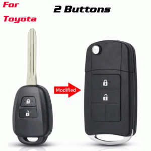 CKS-475 Modified Flip Remote Key Shell for toyota 2 buttons