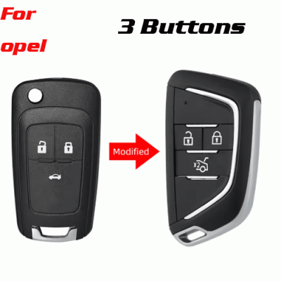 CKS-163 Remote Car Key Shell Cover Case For Opel 3 Buttons