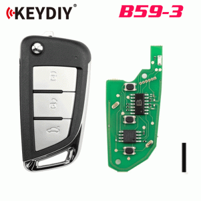 G-056 B59-3 Universal Flip Remote Key 3 Buttons