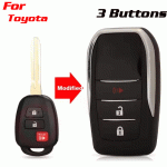 CKS-547 modification Car key shell For Toyota 3 Buttons