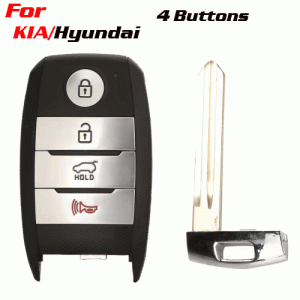 CKS-392 4 Buttons Car Key Cover Case Shell For KIA