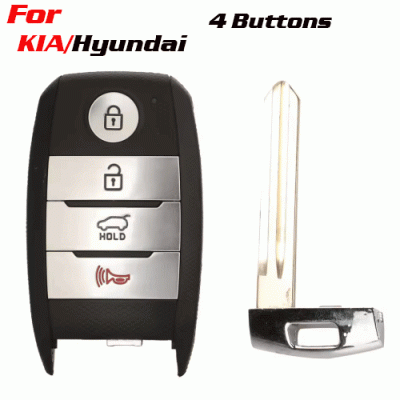 CKS-392 4 Buttons Car Key Cover Case Shell For KIA