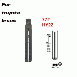 XH-B77 77# HY22 TOY40 TOY48 for Hyundai Kia Lexus Toyota Key Bl