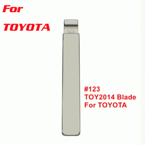 XH-B124 Car Key Blade #123 TOY2014 Blade for TOYOTA