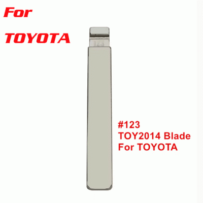 XH-B124 Car Key Blade #123 TOY2014 Blade for TOYOTA