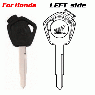Z-015A Honda Motorcycle Key Blanks Supplier - Left Side