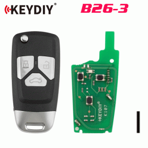 G-042 B26-3 Universal Flip Remote Key 3 Buttons for Audi