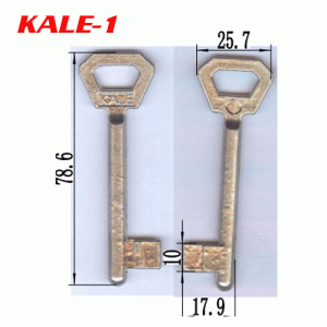 S-038 kale-1 Zinc alloy key blank for door locks