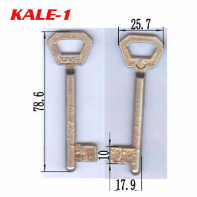 S-038 kale-1 Zinc alloy key blank for door locks