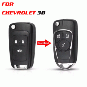 CKS-06 Modified Flip Key Shell For Chevrolet Cruze 3 Buttons