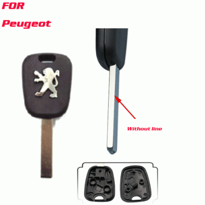 A-277 Transponder Ignition Chip Car Key Shell for peugeot
