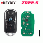 G-162 ZB22-5 Universal Smart Remote Key 5 Buttons for Buick