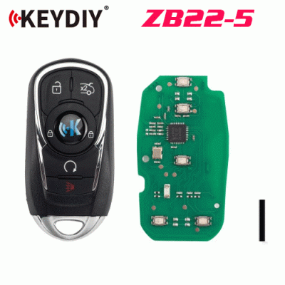 G-162 ZB22-5 Universal Smart Remote Key 5 Buttons for Buick